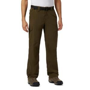 Columbia Men's Silver Ridge Cargo Pant, Olive Green, 42W x 34L